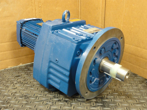 SEW RF87DRN80M4; AC Gear Motor; 246.54:1 Ratio; 1HP; 380-400V