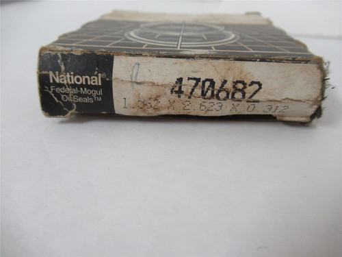 National 470682; Oil Seal 1.562" Shaft Dia 2.627" OD  0.312"W