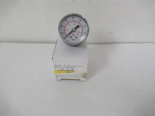 Dynamic Fluid Components 48706; Dry Pressure Gauge 1.5" Face