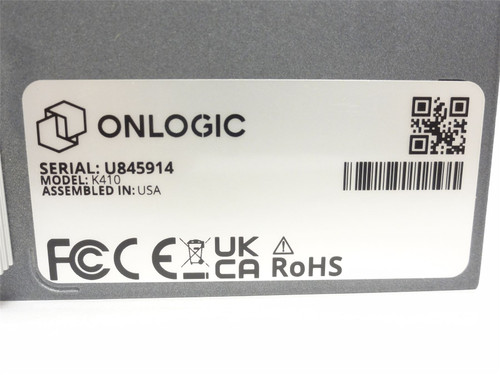 Onlogic K410; Intel Atom Compact Computer