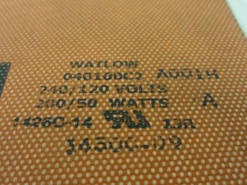 Watlow 040100C2; Heating Element; 120/240V; 50/200W