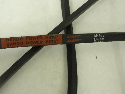 Bando B-168; Power King V-Belt; 171" Long; 21/32" Wide
