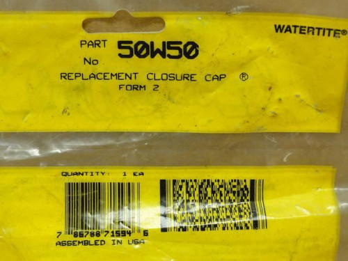 Woodhead 50W50; Connector Cap; Yellow; Rubber