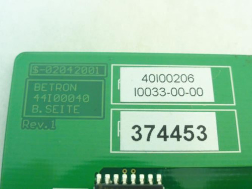 Betron 40100206; I/O Board