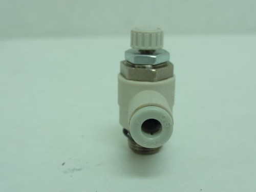 SMC AS2201F-U01-04; Elbow Speed Ctrl Valve 5/32" Tube 1/8 NPT