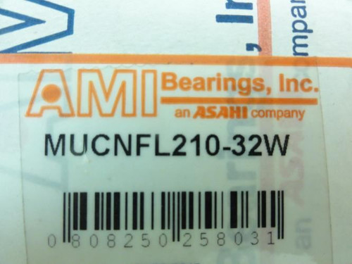 AMI MUCNFL210-32W; Flange Bearing; 2-Bolt; 2"ID
