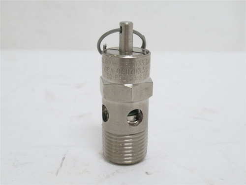 STI CRN0G8703.5C; Safety Relief Valve; SS; 3/8NPT; 50PSI