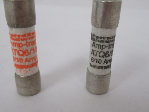 Ferraz ATQ6/10; Lot-2 Fuse 6/10 AMP 500 V