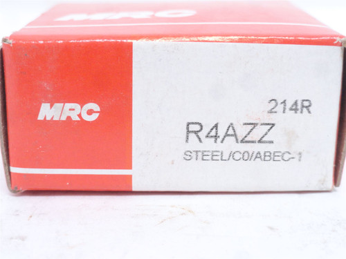 MRC R4AZZ; Ball Bearing 1/4"ID x 3/4"OD x 0.281" Wide