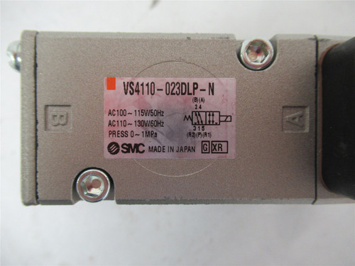 SMC VS4110-023DLP-N; Solenoid Valve 4/5 PORT BASE MT 1/4