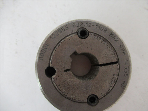Dodge 122953 6J2.12-1108; Belt Pulley w/bushing 5/8"ID