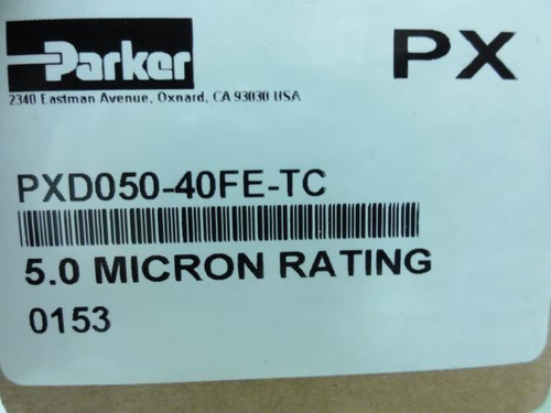 Parker PXD050-40FE-TC; Filter Cartridge; 40" Length; 5.0 Micron
