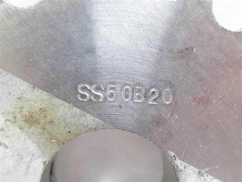MFG- SS50B20 X 1-1/4; Sprocket #50; SS; 20 Teeth; 1-1/4"ID