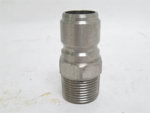 Foster 75MPS; Quick Disconnect Plug; SS; 3/4" Body x 3/4MNPT
