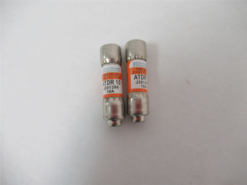 Ferraz Shawmut ATDR10; Lot-2 Fuses 10A 600V  Class CC  ATDR