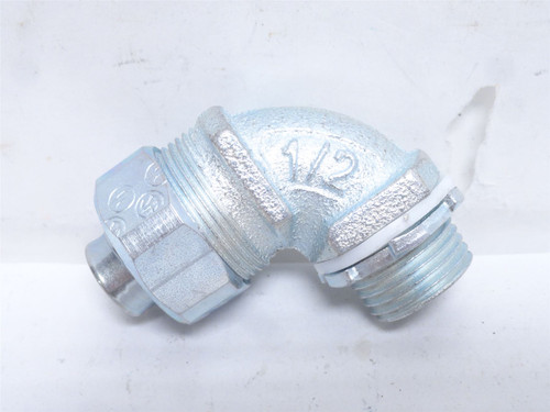 Appleton ST-9050; Liquidtight Connector Elbow 90Deg; 1/2"