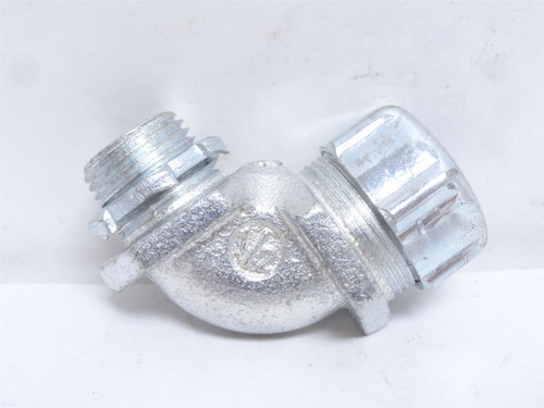 T&B 5352-TB; Liquidtight Connector Elbow 90Deg; 1/2"