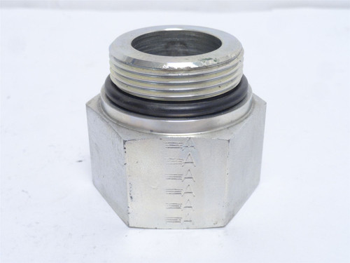 Eaton 2216-20-20S; Straight Adapter; 1-1/4NPT x 1-1/4 BOSS