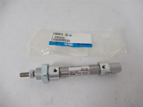 SMC CD85N12-25-B; Pneumatic Air Cylinder 12mmID x 25mmStroke
