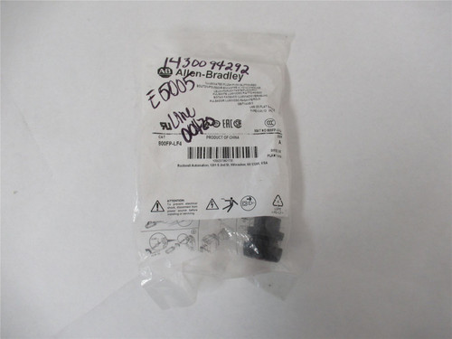 Allen-Bradley 800FP-LF4; Pushbutton Flush 22mm
