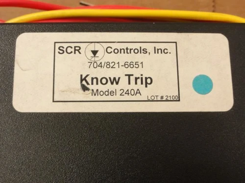 SCR 240A; KnowTrip Controller; 240V; 5 - 35 OHMS