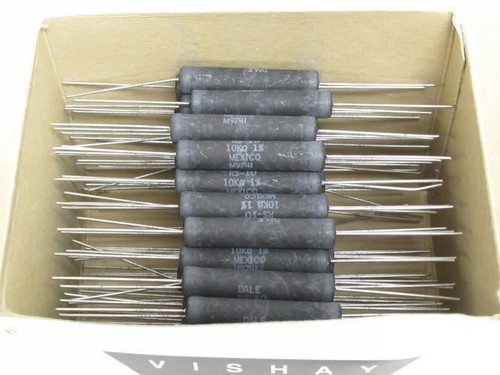 Vishay RS10 10 1%TR; Box-100 Wirewound Resistors; 10ohms