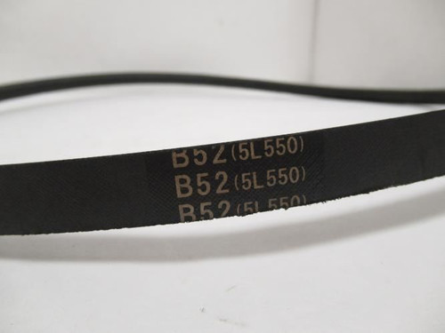 Jason B52; V-Belt 5L550; 55" Long; 0.65" Top Width; Section: B
