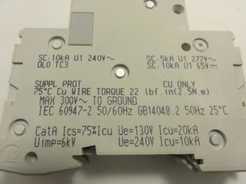 Schneider MG24111; Circuit Breaker; 2A; 480/277VAC; 1-Pole