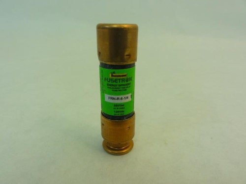 Bussmann FRN-R-6-1/4; Fuse; 6-1/4A; 250VAC; 125VDC