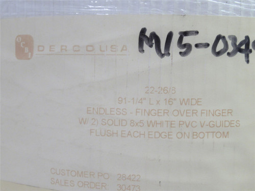 Derco USA 730223040402320; Conveyor Belt; 91-1/4"L X 16"W