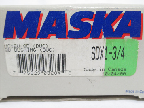Maska SDX1-3/4; QD Bushing; 1-3/4"ID; 3-11/64" Flange OD