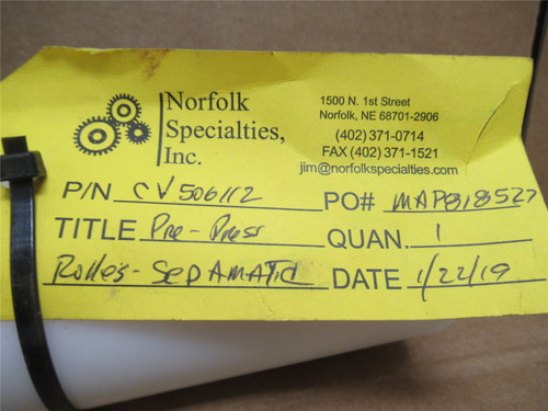 Norfolk IBM413AA; Pre-Press Roller 1-3/16"ID x 2-9/16"OD