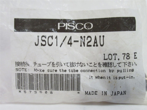 Pisco JSC1/4-N2AU; Control Valve; 1/4"NPT; 1/4"Tube