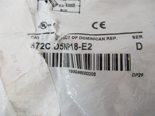 Allen-Bradley 872C-D5NP18-E2; Proximity Sensor 5 MM Range 24V