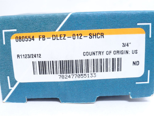Dodge FB-DLEZ-012-SHCR; Flange Bearing 080554; SS; 3/4"ID