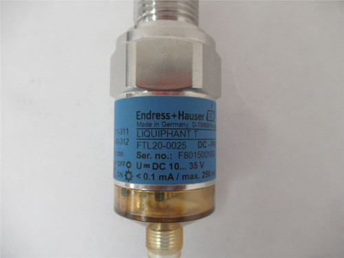 Endress+Hauser FTL20-0025; Limit Switch 10-35 VDC G1/2" Port