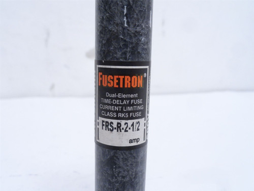 Bussmann FRS-R-2-1/2; Time Delay Fuse; 2-1/2A; 600VAC