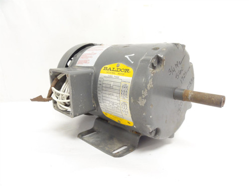 Baldor M3542; AC Motor; 3/4HP; 208-230/460V; 1725RPM; 3PH