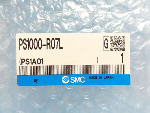SMC PS1000-R07L; Pressure Sensor; -0.1-0.45MPa; 12-24VDC