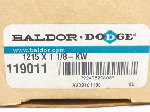 Dodge 1215X1-1/8-KW; Taper-Lock Bushing 119011; 1-1/8"ID