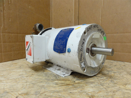 Baldor CWDM3555T; AC Motor; 2HP; 208-230/460V; 3450RPM; 3PH; 60HZ