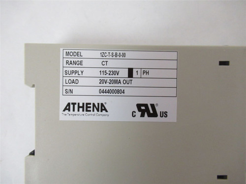 Athena Controls 1ZC-T-S-B-0-00; Temp Controller115-230V