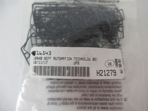 MAC 16543; Lot-20 Gasket Mac Valves Press to Base Series 92