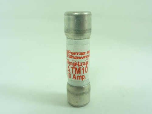 Ferraz ATM10; Fuse; 10A; 600V 13/32"OD x 1-1/2"L