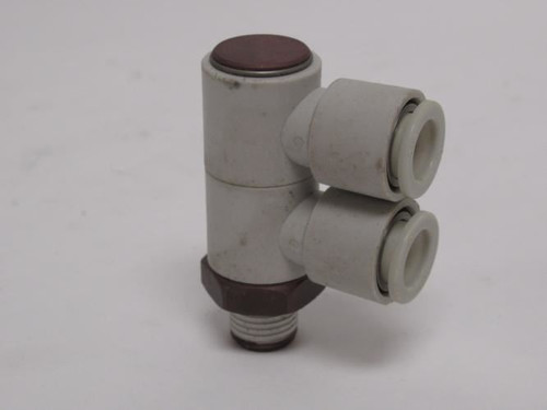 SMC KQ2VD06-02S; Double Universal Male Elbow; 3/8" Tube; 1/4NPT