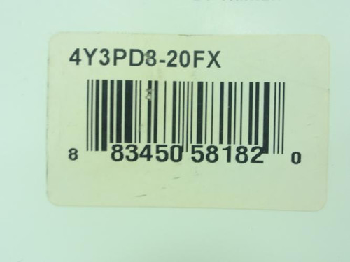 EDT  4Y3PD8-20FX; 3-Bolt SS Flanged Ball Bearing 1.25"ID