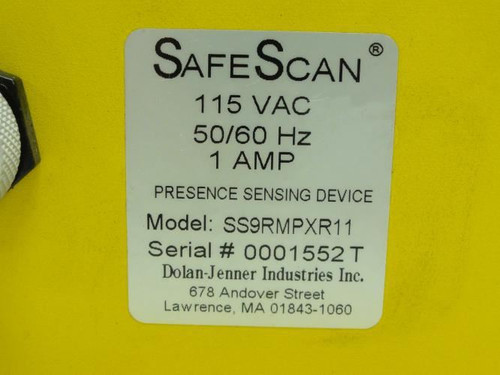 Dolan-Jenner SS9RMPXR11; SafeScan Transmitter Control Unit 115V