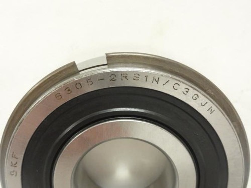 SKF 6305-2RSNRJEM; Ball Bearing; 25mm ID x 62mm OD x 17 mm Wide