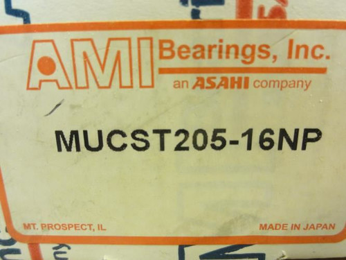 AMI MUCST205-16NP; Take-Up Ball Bearing; 1"ID