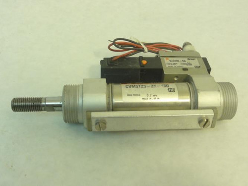 SMC CVM5T25-25-15G; Mounted Cylinder 25mm Bore; 25mm Stroke